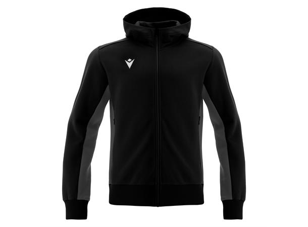 Trumpet  Hooded Jacket BLK/ANT L Hettejakke i myk bomullsmiks -  Unisex 