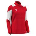 Chantico 1/4 Zip Top Wmn RED/WHT S Teknisk treningsgenser til dame