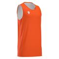 X500 Basket ShirtORA/WHT M Vendbar teknisk basketdrakt - Unisex