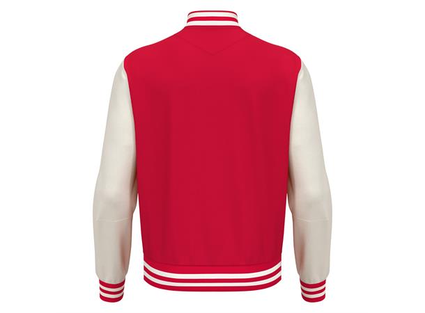 Fiddle varsity college RED/WHT 3XS Collegejakke - Unisex 